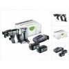 Festool DWC 18-4500 LI Plus Visseuse Sans Fil Pour Plaquistes DURADRIVE Avec Boîtier Systainer Inclus Chargeur De Vis + 2x BP 5,2 Ah AS Batteries + TCL 6 Chargeur ( 574745 ) -Perceuse Soldes 2022 9480822 1