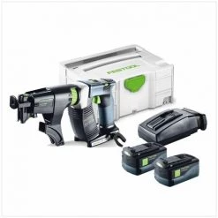 Festool DWC 18-4500 LI Plus Visseuse Sans Fil Pour Plaquistes DURADRIVE Avec Boîtier Systainer Inclus Chargeur De Vis + 2x BP 5,2 Ah AS Batteries + TCL 6 Chargeur ( 574745 ) -Perceuse Soldes 2022 9480822 2