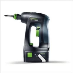 Festool C 18 Li-Basic Perceuse-visseuse Sans Fil Avec Boîtier Systainer Plus + 2x Batteries BP 18 Li 5,2 AS + Chargeur Rapide SCA 8 -Perceuse Soldes 2022 9480837 3