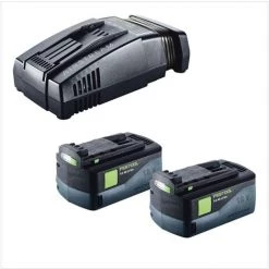 Festool T 18+3 Li-Basic Perceuse-visseuse Sans Fil + Coffret De Tranport Systainer Plus + 2x Batteries BP 18 Li 5,2 AS + Chargeur Rapide SCA 8