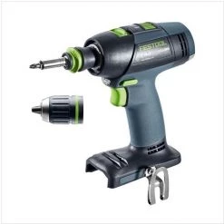 Festool T 18+3 Li-Basic Perceuse-visseuse Sans Fil + Coffret De Tranport Systainer Plus + 2x Batteries BP 18 Li 5,2 AS + Chargeur Rapide SCA 8 -Perceuse Soldes 2022 9480841 3