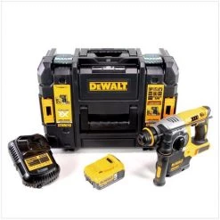 DeWalt DCH 273 P1 18 V Brushless Perforateur Sans Fil SDS-Plus Avec Boîtier TSTAK + 1x Batterie DCB 184 5,0 Ah + Chargeur DCB 105 -Perceuse Soldes 2022 9481275 2