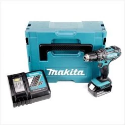 Makita DHP 482 RT1J - 18 V Li-Ion Perceuse Visseuse à Percussion Sans Fil Avec Coffret Makpac +1x Batterie BL 1850 5,0 Ah + Chargeur DC 18 RC -Perceuse Soldes 2022 9481292 2