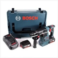 Bosch GBH 18 V-26 Perforateur Sans Fil Professional SDS-Plus Avec Boîtier De Transport L-Boxx + 2x Batteries GBA 5 Ah + Chargeur GAL 1880 CV -Perceuse Soldes 2022 9543738 2