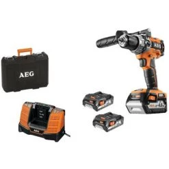 Perceuse Compacte Brushless AEG 18 V - 3 Batteries - Chargeur BSB18C2BLLI-X03C